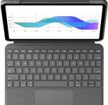 Logitech Folio Touch Tastatur und Foliohülle mit Trackpad grafit