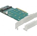 DeLOCK PCI Express x8 Card zu 2x intern NVMe M.2