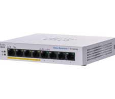 Cisco Switch Business 110-Series 8-Port 1GbE 32W PoE unmanaged