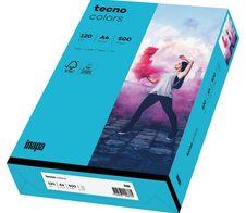 tecno Kopierpapier colors blau DIN A4 120 g/qm - 250 Blatt