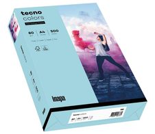 tecno Kopierpapier colors mittelblau DIN A4 80 g/qm - 500 Blatt