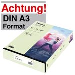 tecno Kopierpapier colors hellgrün DIN A3 80 g/qm - 500 Blatt