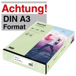 tecno Kopierpapier colors mittelgrün DIN A3 80 g/qm - 500 Blatt
