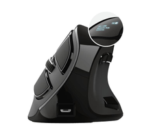 Trust Voxx Wiederaufladbare ergonomische Drahtlos-Maus - Schwarz