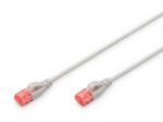 DIGITUS Patch-Kabel Slim RJ-45 (M) zu RJ-45 (M) 0.25m Kupfer U/UTP Cat 6 grau (DK-1617-0025S)