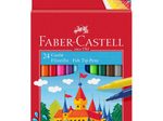 FABER-CASTELL Filzstifte 24 Stück - farbsortiert
