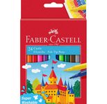FABER-CASTELL Filzstifte 24 Stück - farbsortiert
