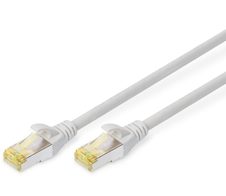 DIGITUS Patch-Kabel RJ-45 (M) zu RJ-45 (M) 1.5m Kupfer S/FTP Cat 6a grau (DK-1644-A-015)