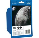 Brother Original LC-1000BK Druckerpatronen Doppelpack schwarz 500 Seiten (LC1000BKBP2DR)