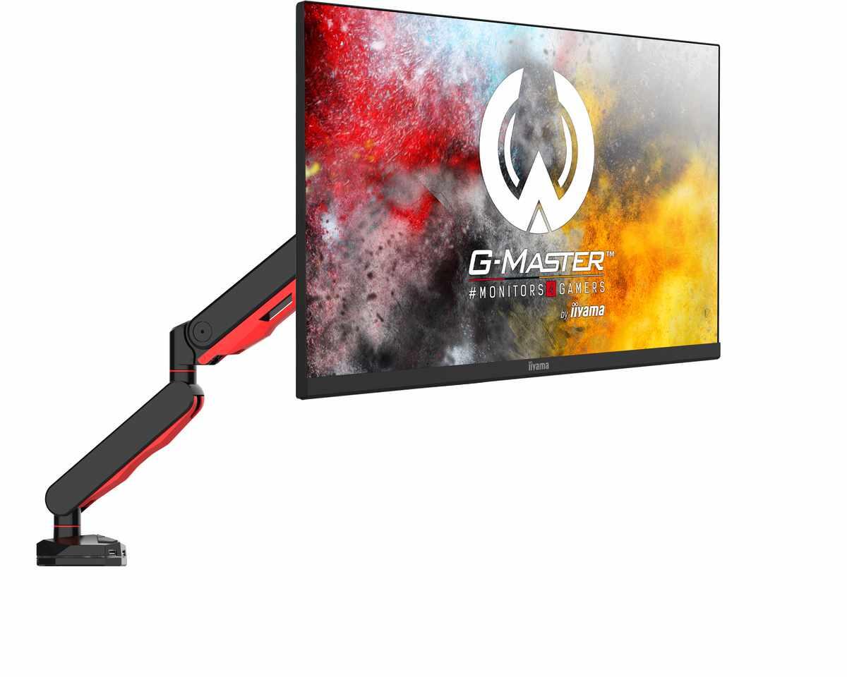 iiyama DSG3001C-R1 Gasdruckfederarm für Gaming-Monitore 43,18-76,2 cm (17-30 Zoll) max. 9kg, VESA 75x75/100x100mm