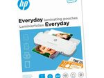 HP Everyday Laminierfolien-Set glänzend für A4, A5, A6, Visitenkartenformat je 25x 80 micron
