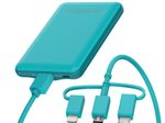 OtterBox 5.000 mAh Powerbank mit Universal USB-Kabel (Blau)
