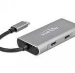 DeLOCK Externer USB 3.2 Gen 2 USB Type-C Hub mit USB Typ-A / USB Type-C