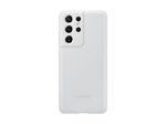 Silicone Cover EF-PG998 für das Galaxy S21 Ultra 5G (Light Gray)