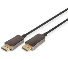 Digitus DisplayPort AOC Hybrid Glasfaserkabel Typ M/M 10m