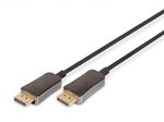 Digitus DisplayPort AOC Hybrid Glasfaserkabel Typ M/M 20m