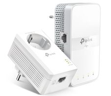 TP-Link TL-WPA7617 KIT AC1200 AV1000 Gigabit WLAN Powerline Adapter Kit mit Steckdose