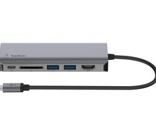 Belkin CONNECT USB-C 6 in 1 Multiport Adapter (AVC008btSGY)
