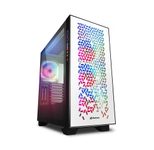 Sharkoon PC Gehäuse Elite Shark CA300H White ATX E-ATX weiß