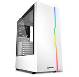 Sharkoon PC Gehäuse RGB Slider White ATX weiß