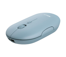 Trust Puck Extrem dünne wiederaufladbare Funkmaus - Blau