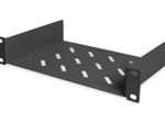 Digitus Fachboden 10"-Schränke festeinbau 1HE RAL9005 schwarz (DN-10-TRAY-1-B)
