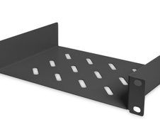 Digitus Fachboden 10"-Schränke festeinbau 1HE RAL9005 schwarz (DN-10-TRAY-1-B)