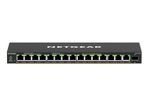 Netgear 16-Port-PoE+-Gigabit-Ethernet Easy Smart Essentials-Switch (231 W) mit 1 SFP-Port