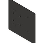 HAGOR - Montagekomponente für Samsung QB/QH/QM 49 – 65" Portrait Adapterplatte