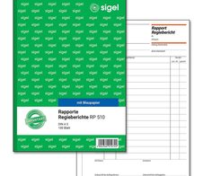 sigel Rapport/Regiebericht Formularbuch RP510 - 1 x 100 Blatt