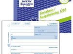 AVERY Zweckform Einnahme-/Ausgabebeleg Formularbuch 1205 - 1 x 50 Blatt