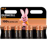 DURACELL Batterien PLUS Mignon AA 1,5 V - 8 Stück