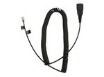 Jabra Quick Disconnect 2m Headset-Kabel RJ-10 Aufgespult