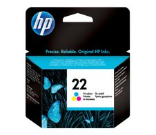 HP Original 22 Druckerpatrone cyan magenta gelb 165 Seiten 5ml (C9352AE)