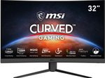 MSI Optix G32CQ4 Curved-Gaming-Monitor 80 cm (31,5 Zoll) (WQHD, VA, HDMI, DisplayPort, 165Hz, 1ms, AMD Fre