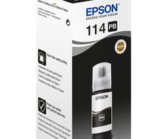 Epson Original EcoTank 114 Nachfülltinte - fotoschwarz (C13T07B140)
