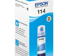 Epson Original EcoTank 114 Nachfülltinte - cyan (C13T07B240)