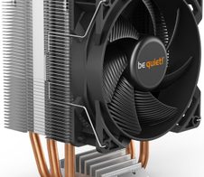 be quiet Luftkühler Pure Rock Slim 2 92mm 130W TDP silber-schwarz