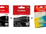 Canon Original CLI-526 + PGI-525 Druckerpatronen Multipack - BK/C/M/Y/BK 4x9ml / 1x19ml