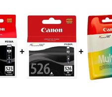 Canon Original CLI-526 + PGI-525 Druckerpatronen Multipack - BK/C/M/Y/BK 4x9ml / 1x19ml