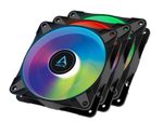 Arctic Lüfter P12 120mm PWM PST A-RGB 3er-Pack schwarz