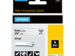 DYMO® Original IND-Schriftband für Rhino, farbiges Vinyl - schwarz auf weiss