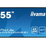 iiyama ProLite LH5552UHS-B1 138,8cm (55 Zoll) 4K UHD Auflösung, 24/7 Betriebszeit, Intel® SDM-S Steckplatz