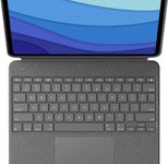 Logitech Combo Touch Tastatur und Foliohülle mit Trackpad oxford grey