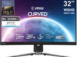 MSI MPG ARTYMIS 323CQRDE Gaming-Monitor 80 cm (31,5 Zoll) (WQHD, VA, HDMI, DisplayPort, 165Hz, 1ms, FreeSy
