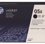 HP Original 05X Toner Doppelpack schwarz hohe Kapazität 2 x 6.500 Seiten (CE505XD)
