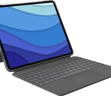 Logitech Combo Touch Tastatur und Foliohülle mit Trackpad oxford grey