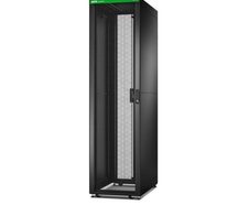 APC Easy Rack 600mm/48HE/1000mm mit Dach, Seitenwand, Rollen, Füßen und 4 Halterungen, ohne Boden, schwarz (ER6802)