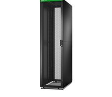 APC Easy Rack 600mm/48HE/1200mm mit Dach, Seitenwand, Rollen, Füßen und 4 Halterungen, ohne Boden, schwarz (ER6822)