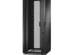 APC Easy Rack 800mm/42HE/800mm mit Dach, Seitenwand, Rollen, Füßen und 4 Halterungen, ohne Boden, schwarz